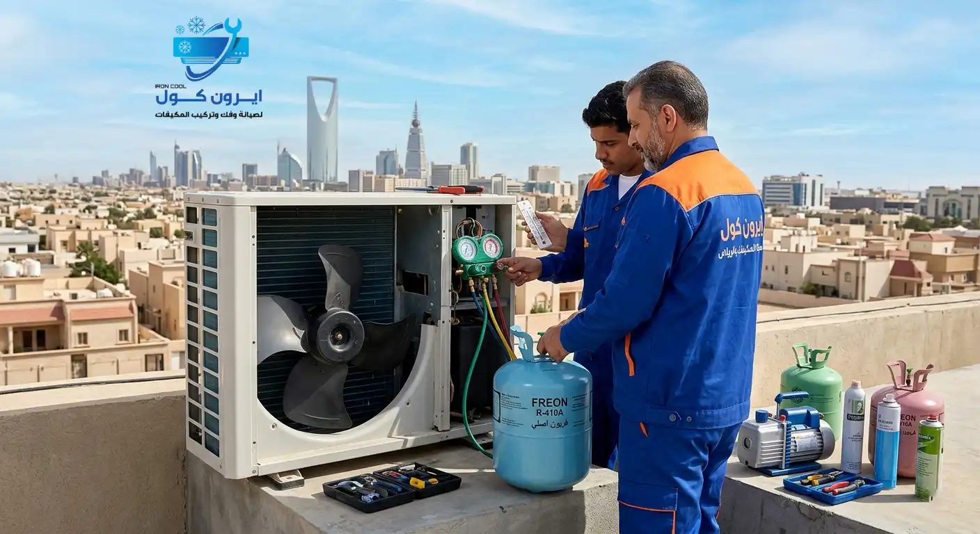 تنظيف وشحن فريون مكيفات بالرياض