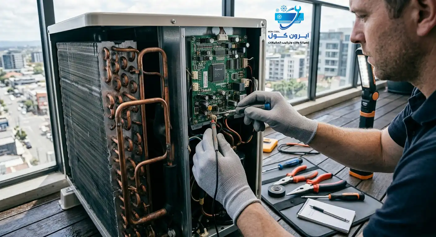 أفضل شركة لإصلاح أعطال المكيفات بالرياض – شركة ايرون كول: تشخيص دقيق وحلول فورية