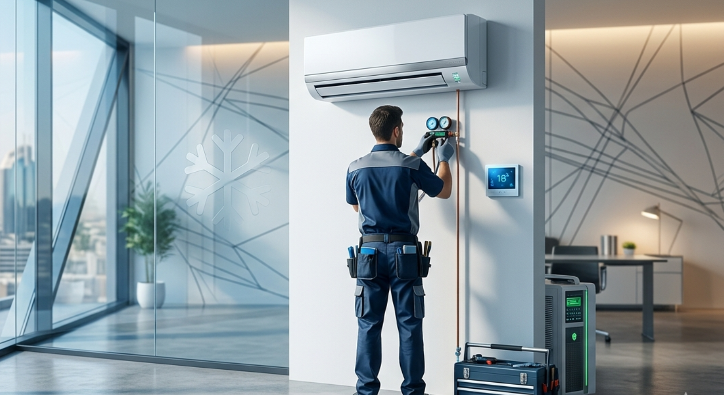 افضل شركة لتركيب وصيانة المكيفات: خدمة متكاملة – شركة ايرون كول
