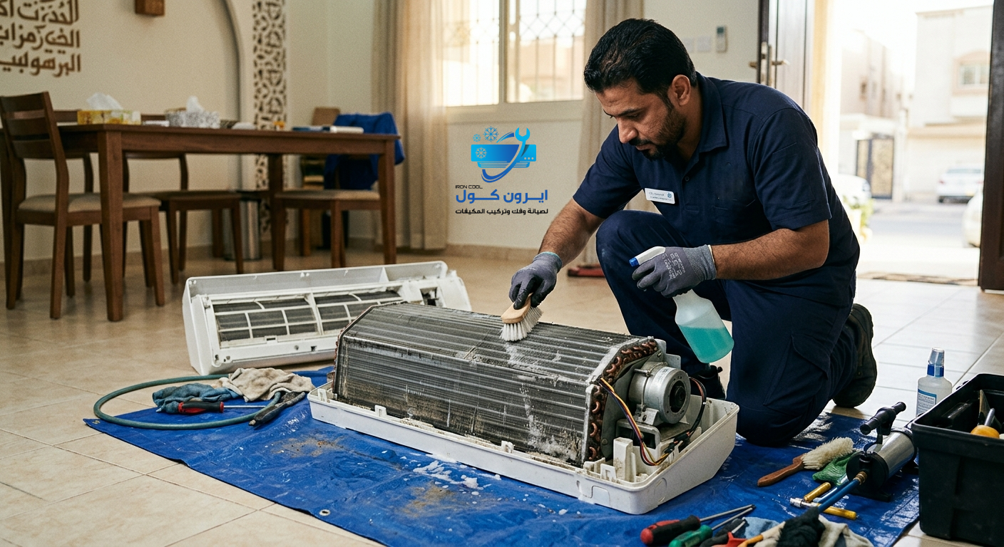شركة ايرون كول لصيانة وتنظيف المكيفات بالرياض – أفضل شركات صيانة المكيفات بالرياض
