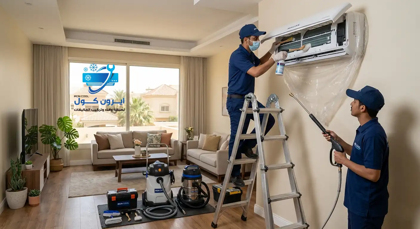 أفضل شركة تنظيف وصيانة مكيفات بالرياض – شركة إيرون كول