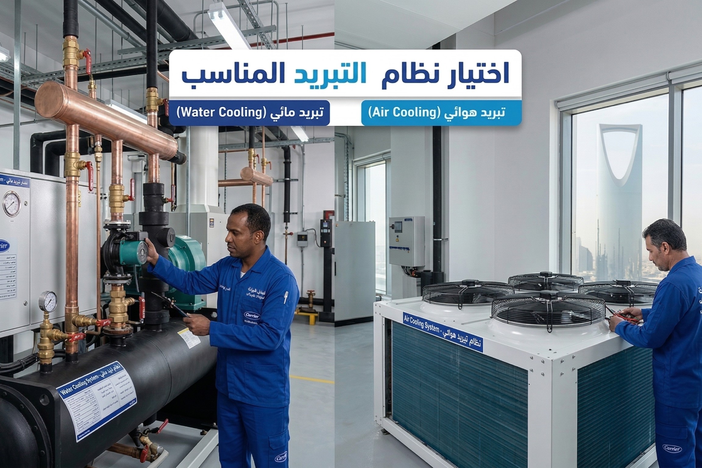 نظام التبريد المائي أم الهوائي